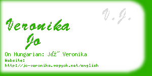 veronika jo business card